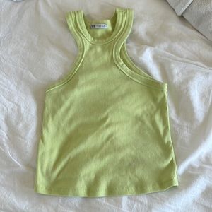 Green/yellow tank top